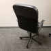 Leather Office Task Chair w/ Fixed Arms